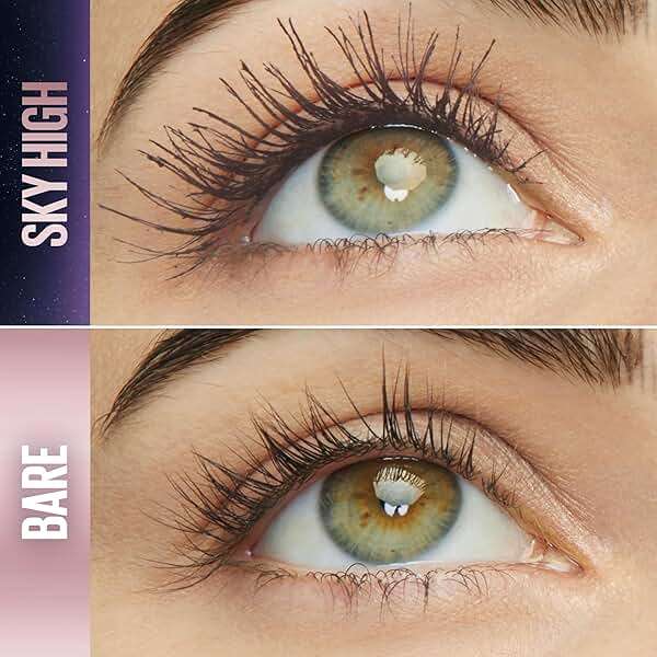 Maybelline Lash Sensational Sky High Waterproof Mascara Makeup, Volumizing, Lengthening, Defining, Curling, Multiplying, Buildable Formula, Brownish Black, 1 Count - Image 2