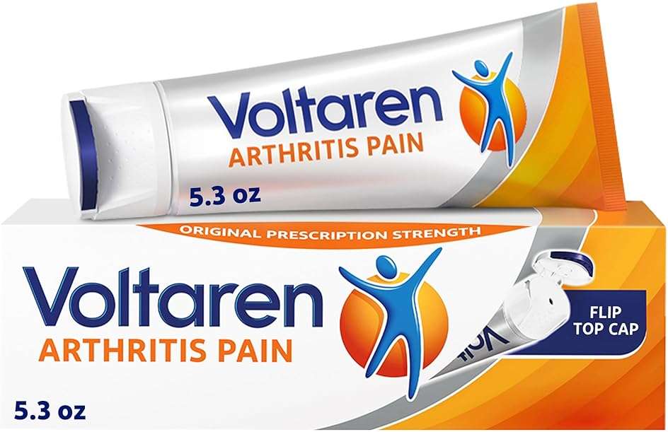 Voltaren Arthritis Pain Relief Gel, Diclofenac Sodium, 1% (NSAID), Clinically Proven Powerful Pain Reliever with Easy Open Flip Top Cap, No Prescription Needed, 150 g - Image 1