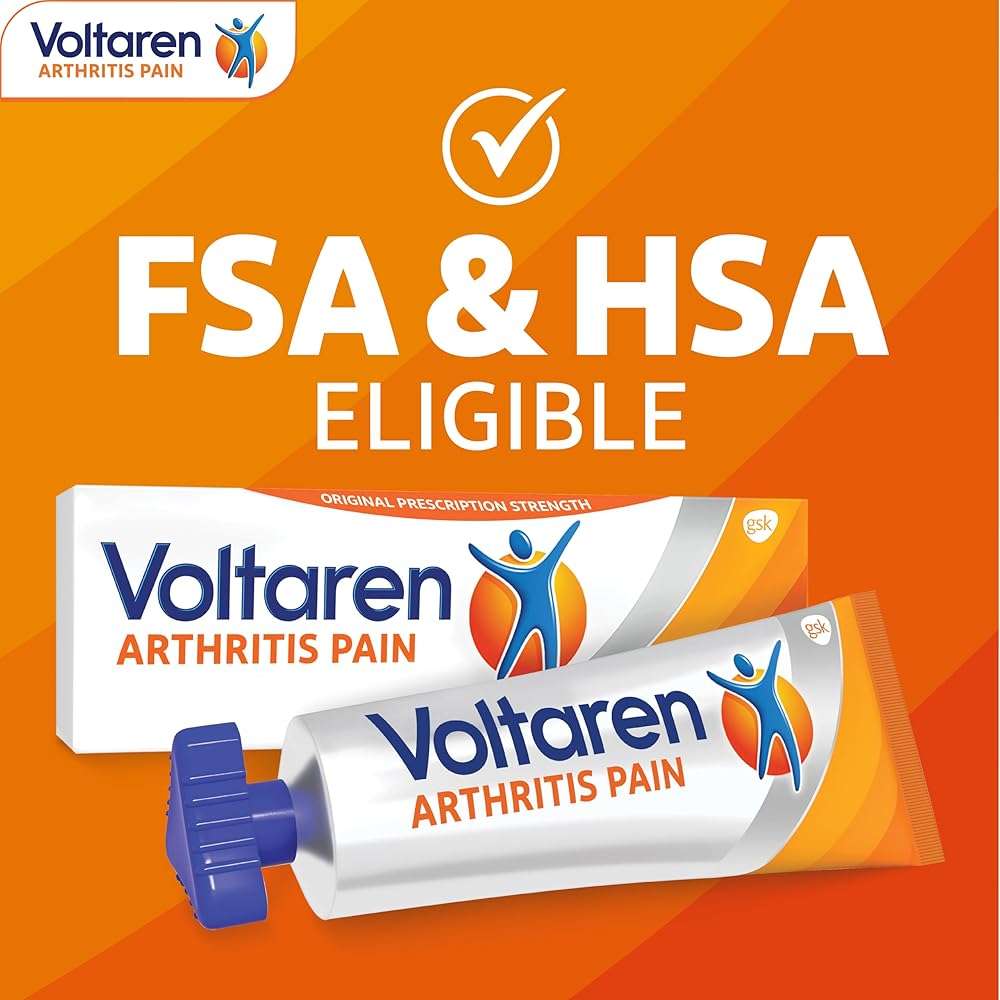 Voltaren Arthritis Pain Relief Gel, Diclofenac Sodium, 1% (NSAID), Clinically Proven Powerful Pain Reliever with Easy Open Flip Top Cap, No Prescription Needed, 150 g - Image 11