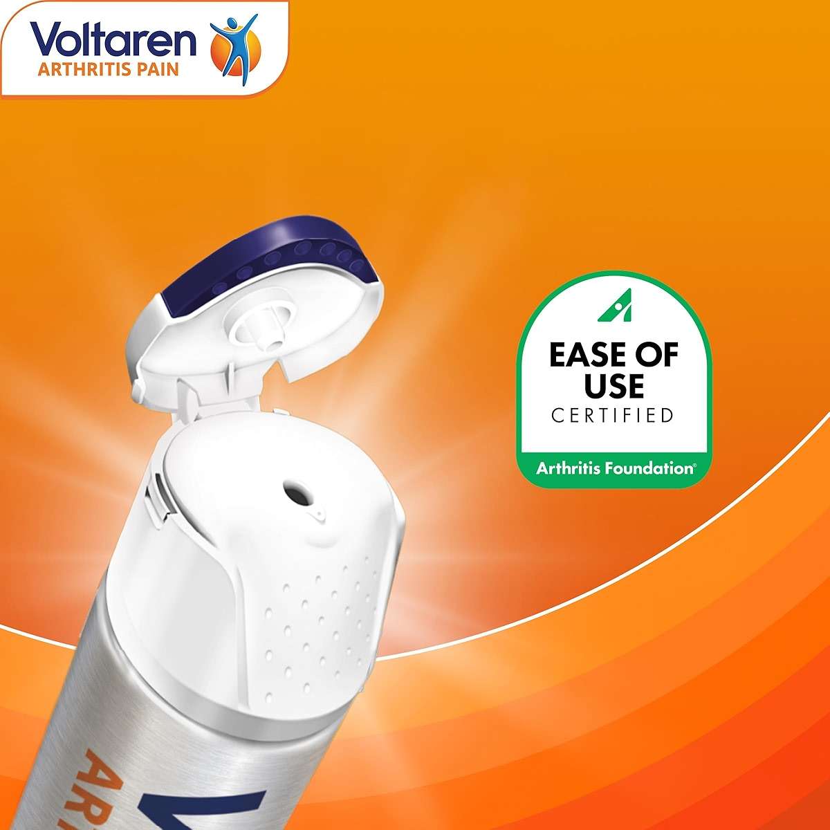Voltaren Arthritis Pain Relief Gel, Diclofenac Sodium, 1% (NSAID), Clinically Proven Powerful Pain Reliever with Easy Open Flip Top Cap, No Prescription Needed, 150 g - Image 3