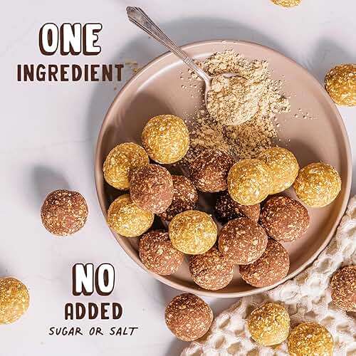 PBfit 24 Ounce Simply Peanut Powdered Peanut Powder, No Added Sugar or Salt, Non-GMO, Plant-Based, Gluten-Free Protein Powder, 9g of Protein 9% DV - Image 4