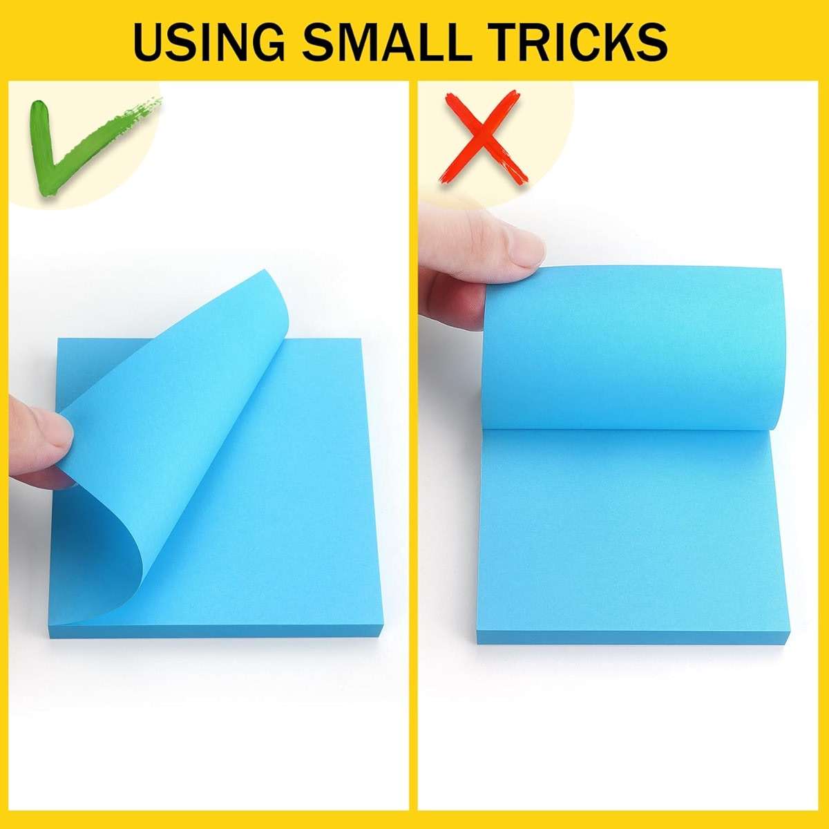 Eastern Wolf 8 Pads Sticky Notes 3x3 Self-Stick Notes 8 Bright Multi Colors Purple Sticky Notes, 85 Sheet/Pad - Image 6