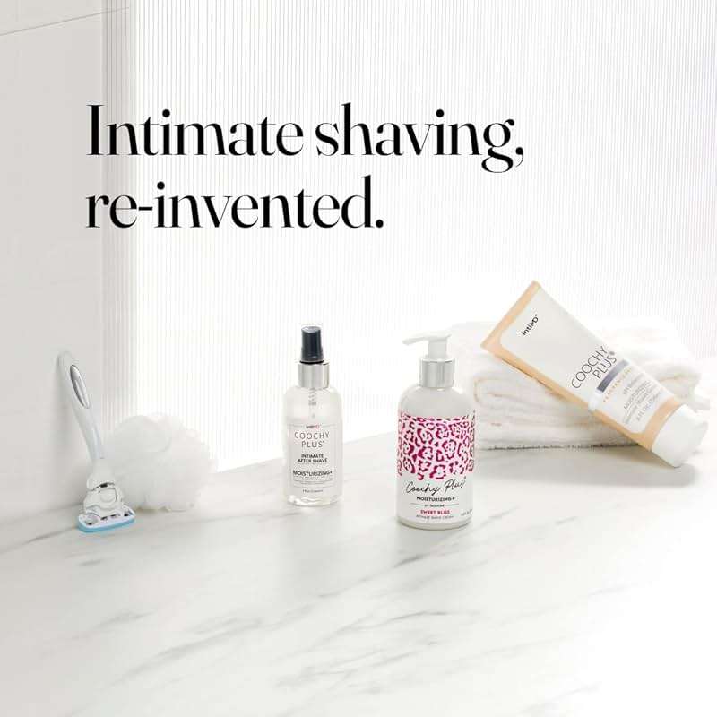 IntiMD Coochy Plus Intimate Shaving Complete Kit - Antioxidant Formula Prevents Razor Burns, Itchiness & Ingrown Hairs - Fragrance Free Shave Cream+After Shave Mist - Image 8