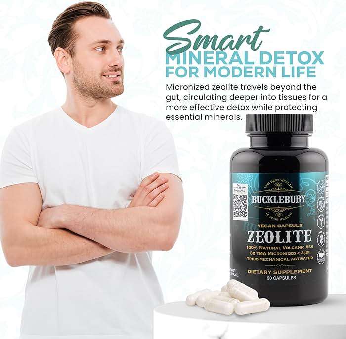 BUCKLEBURY Micronized Zeolite Capsules - Mineral Zeolite Detox for Adults - Supports Immune System, Metabolism & Digestive Health - Advanced Formula for Men & Women - 90 Vegan Capsules - Image 6