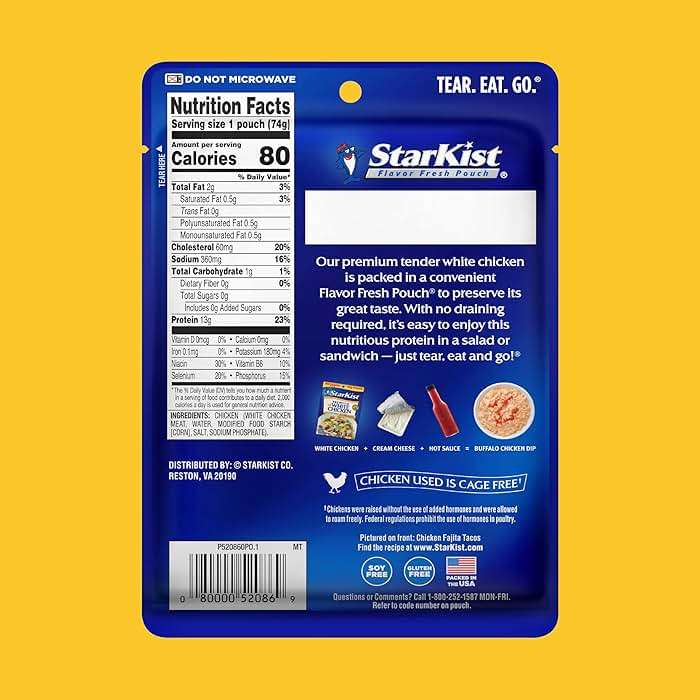 StarKist Premium White Chicken - 2.6 oz Pouch (Pack of 1) - Image 2