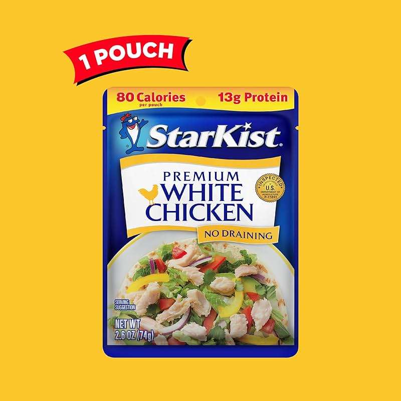 StarKist Premium White Chicken - 2.6 oz Pouch (Pack of 1) - Image 4