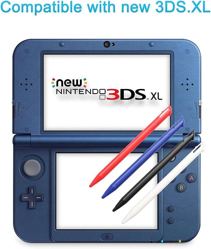 New 3DS XL Stylus Pen, Replacement Stylus Compatible with Nintendo New 3DS XL, 4 in 1 Combo Touch Styli Pen Set Multi Color for New 3DS XL - Image 2