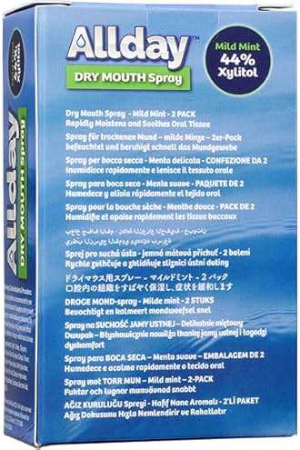 Allday Dry Mouth Spray - Maximum Strength Xylitol, Fast Acting, Non-Acidic (Pack of 2) - Image 3