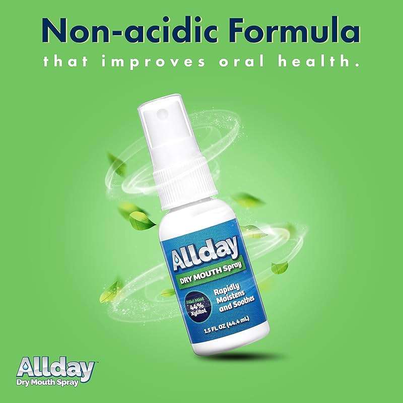 Allday Dry Mouth Spray - Maximum Strength Xylitol, Fast Acting, Non-Acidic (Pack of 2) - Image 5