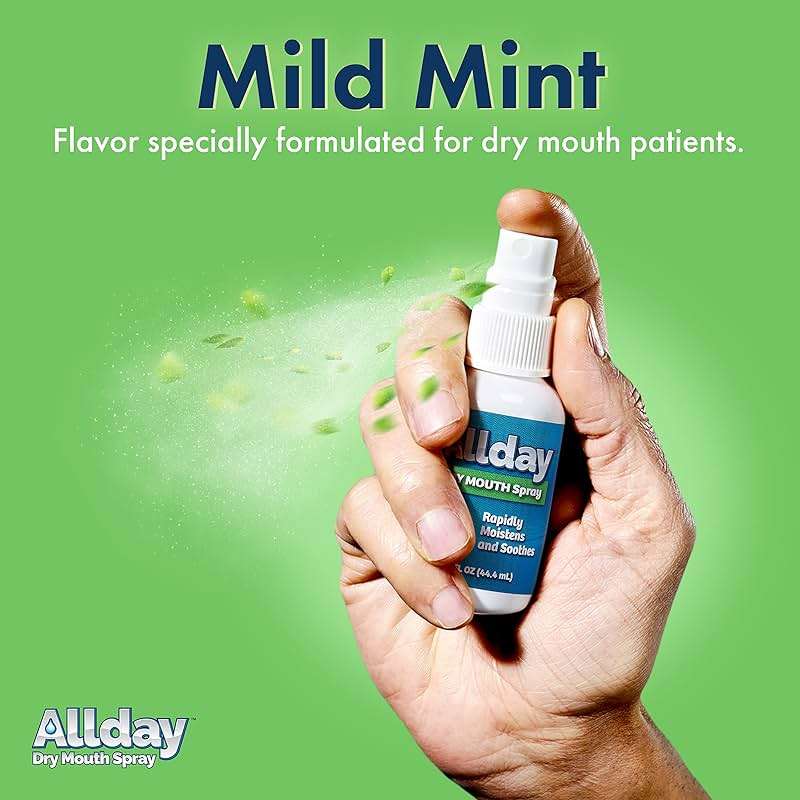 Allday Dry Mouth Spray - Maximum Strength Xylitol, Fast Acting, Non-Acidic (Pack of 2) - Image 7