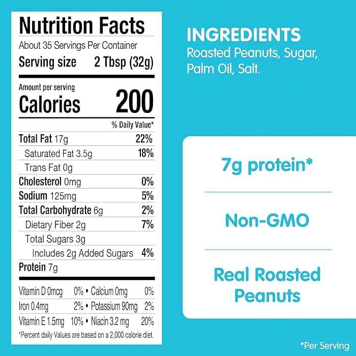 SKIPPY Natural SUPER CHUNK Peanut Butter Spread, 7 g Protein Per Serving, 40 oz. - Image 13