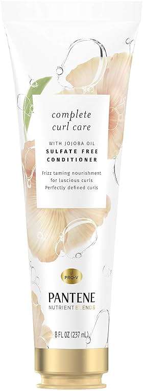 Pantene Nutrient Blends Conditioner, Complete Curl Care with Jojoba Oil, 8.0 fl oz - Image 1