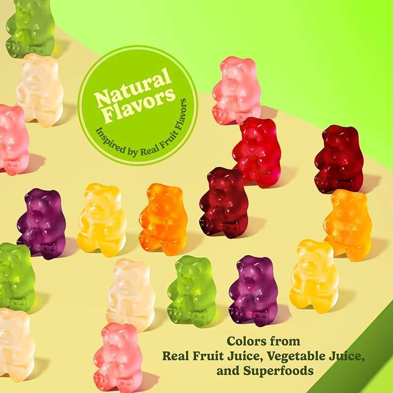 Albanese World's Best True to Fruit Exotic Fruits | 25oz Bag of Candy | 8 Natural Flavors and Colors, Soft Gummy Bears | Fuji Apple and More | Tastes like Real Fruit Picked at the Peak of Ripeness - Image 5