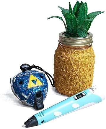 SCRIB3D P1 3D Printing Pen with Display - Includes 3D Pen, 3 Starter Colors of PLA Filament, Stencil Book + Project Guide, and Power adapter - Image 7
