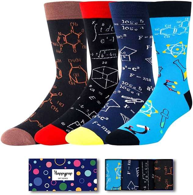 HAPPYPOP Doctor Patriots Math Lover Gifts - Teeth Golf Nurse Space Astronomy Lover Socks - Image 1