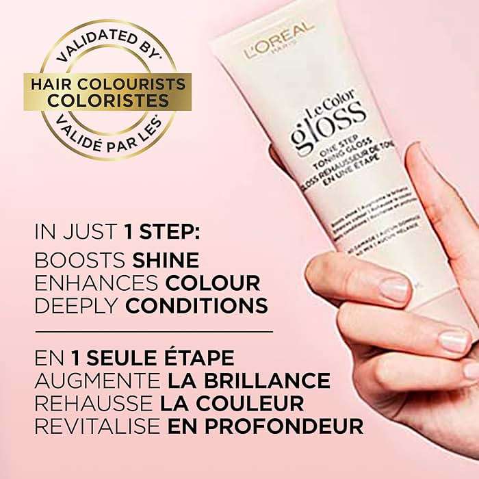 L’Oreal Paris Le Color One Step Hair Toning Gloss, Cool Blonde, 4 Ounce - Image 4