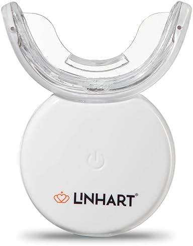 LINHART Teeth Whitening Kit with LED Light - Tooth Whitener Gel, Dental Whitening Gel Syringes with 35% Carbamide Peroxide and 16-Led Whitening Light - No Sensitivity, Whitens Teeth - Image 2