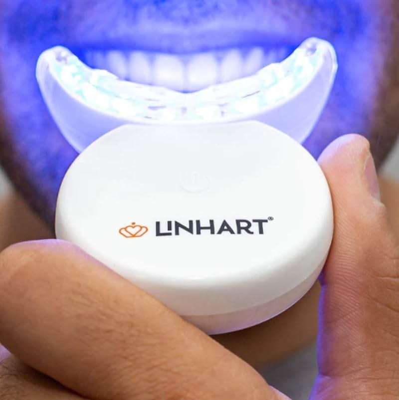 LINHART Teeth Whitening Kit with LED Light - Tooth Whitener Gel, Dental Whitening Gel Syringes with 35% Carbamide Peroxide and 16-Led Whitening Light - No Sensitivity, Whitens Teeth - Image 5