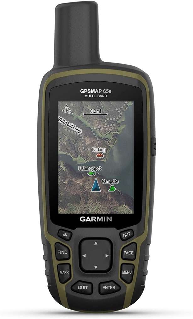 Garmin GPSMAP 65s, Button-Operated Handheld with Altimeter and Compass, Expanded Satellite Support and Multi-Band Technology, 2.6" Color Display - Image 2