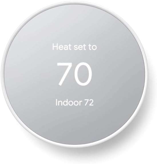 Google Nest Thermostat - Smart Thermostat for Home - Programmable Wifi Thermostat - Snow - Image 2