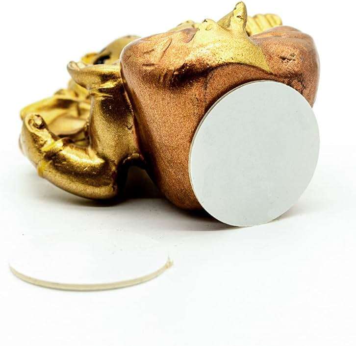 BangBangDa Hindu Ganesh for Car Dashboard - Indian Mini Ganesha Statue Decor India Home Office Temple Mandir Pooja Items Diwali Gift Murti Ganpati Idol Yoga Zen Meditation Room Altar Shrine Kit - Image 6