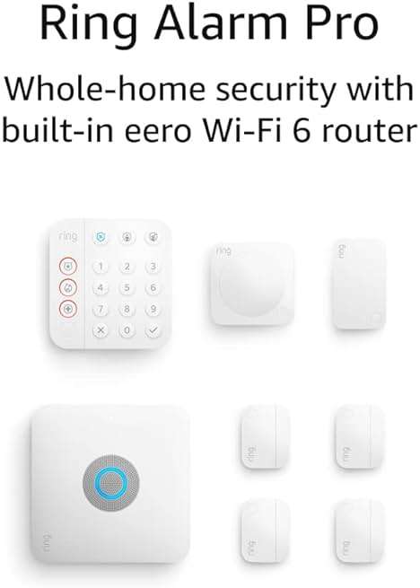 Ring Alarm Pro (newest model), 8-Piece Kit, built-in eero Wi-Fi 6 router and 30-day free Ring Protect Home subscription - Image 5