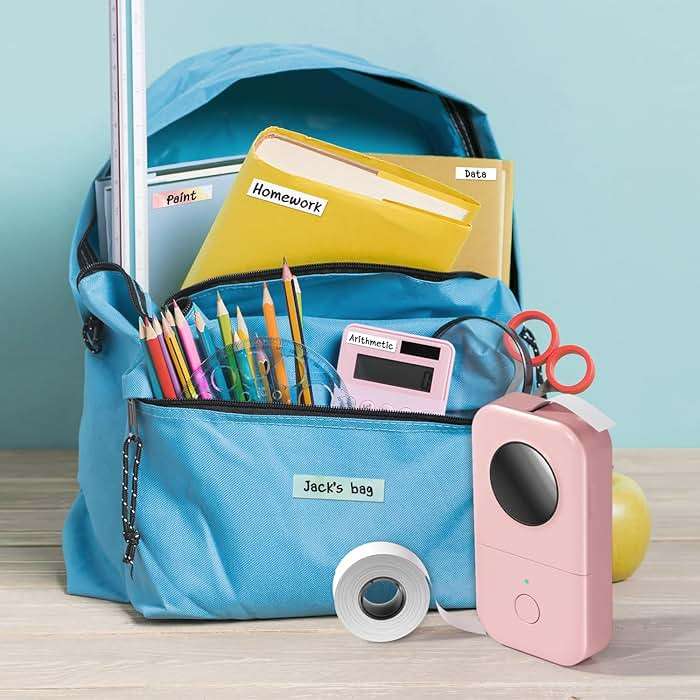 Phomemo Label Maker, D30 Label Maker Machine with Tape, Mini Bluetooth Label Makers, Small Portable Thermal Label Printer, Sticker Maker for Home Kitchen School Classroom Teacher Office Supplies - Image 3