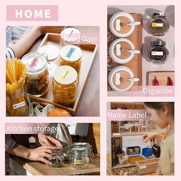 Phomemo Label Maker, D30 Label Maker Machine with Tape, Mini Bluetooth Label Makers, Small Portable Thermal Label Printer, Sticker Maker for Home Kitchen School Classroom Teacher Office Supplies - Image 8
