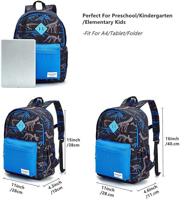 NICE CHOICE Preschool Backpack Kindergarten Little Kid Toddler School Backpacks for Boys and Girls with Chest Strap - Image 4