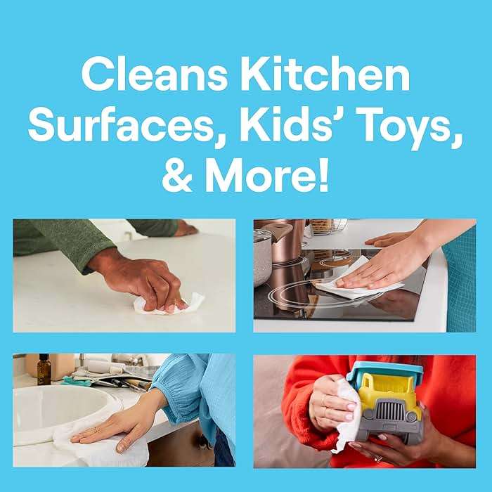 Seventh Generation All Purpose Cleaner, Free & Clear, 23 oz, Pack of 4, Plant-Based Cleaning Spray, Cuts Grease & Grime, No Fragrance or VOCs, Safe for Kids & Pets, Works on Glass, Sealed Wood & More - Image 4
