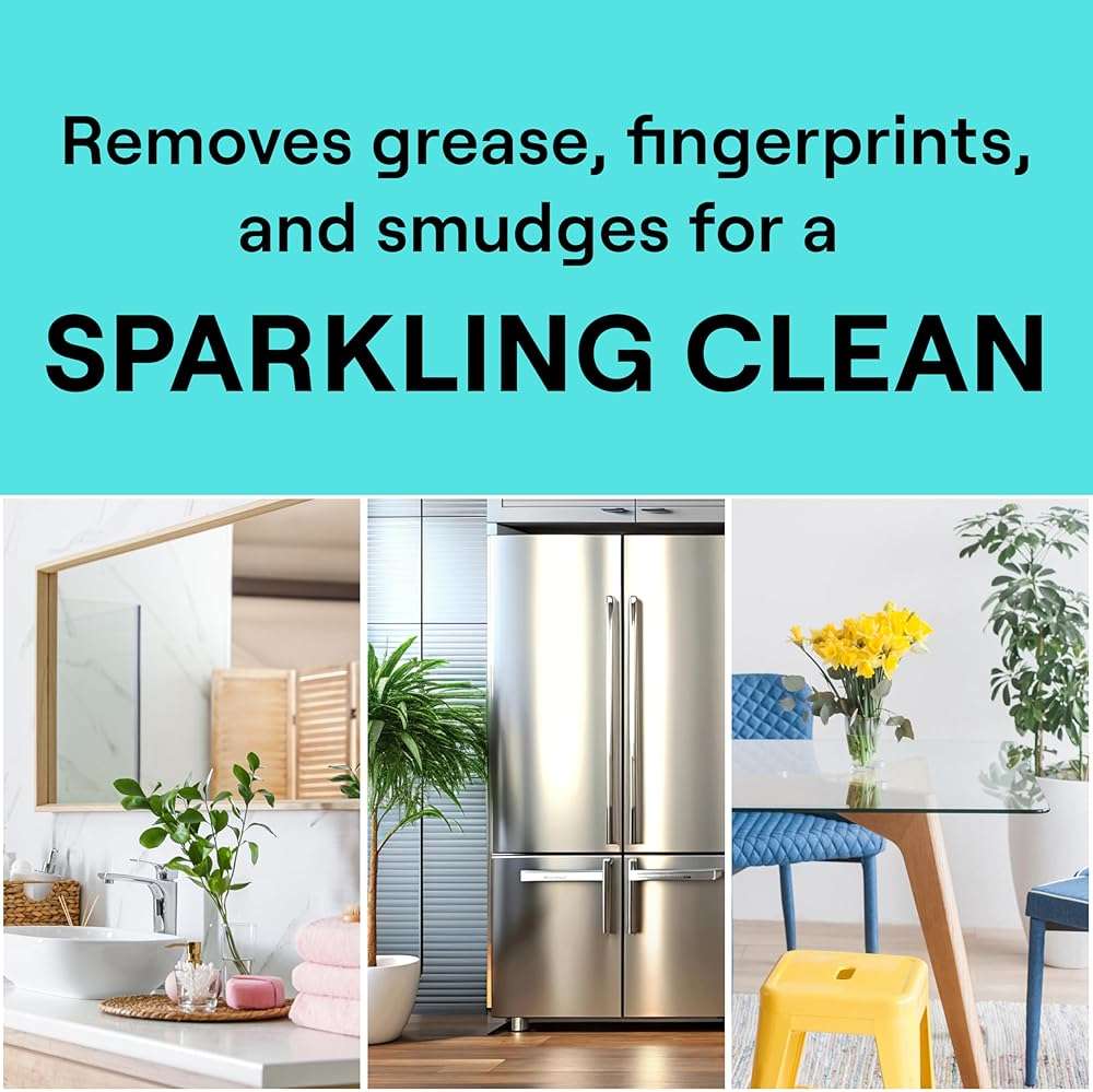 Seventh Generation Glass Cleaner, Biodegradable Formula, Sparkling Seaside Scent, 23 oz (Pack of 4) - Image 4