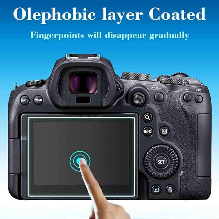 ULBTER Screen Protector for Canon EOS R7 / R6 Mark III/EOS R6 Mark II/EOS R6 Camera, 9H EOSR6 EOSR7 Tempered Glass Screen Protector Edge to Edge Protection,Anti-Scrach Anti-Bubble [3 Pack] - Image 4