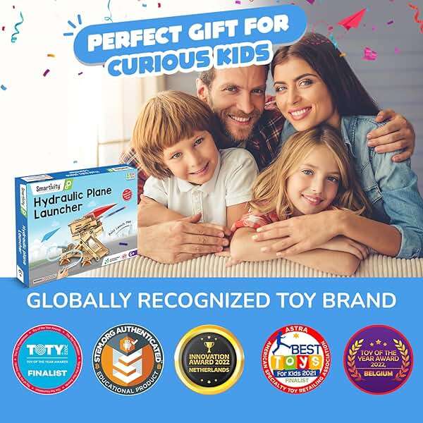 Smartivity DIY 2in1 Hydraulic Paper Airplanes & Darts Launcher STEM Toy for Kids Ages 6-14 Years I Birthday Gifts for Smart Kids | Science Kit for Boys & Girls 6, 8,10,12,14 Years Old - Image 6