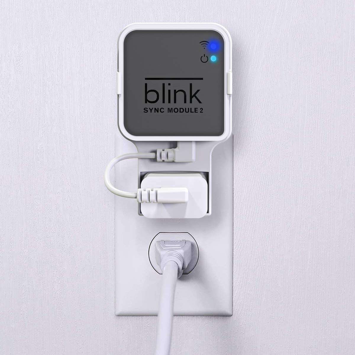 Gresur Outlet Wall Mount for Blink Sync Module 2, Mount Bracket Holder for Blink Outdoor Camera No Messy Wires Outdoor and Indoor Home Security Camera Mount with Short Cable (1 Pack) - Image 4