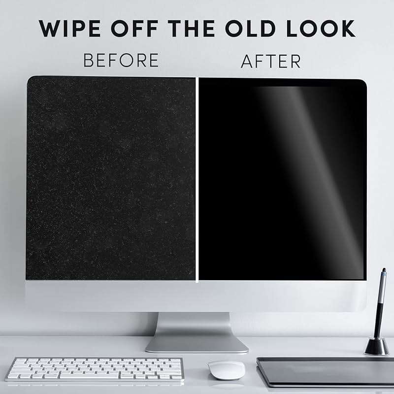 Screen Cleaner Spray and Wipe - TV Screen Cleaner for Smart TV and Electronic Devices: Computer, Laptop, Monitor, MacBook, iPhone - Microfiber Cloth Included - 1 Pack - Image 2