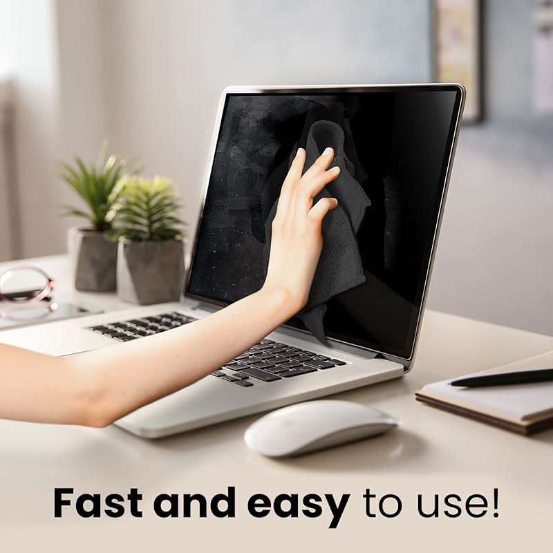 Screen Cleaner Spray and Wipe - TV Screen Cleaner for Smart TV and Electronic Devices: Computer, Laptop, Monitor, MacBook, iPhone - Microfiber Cloth Included - 1 Pack - Image 9
