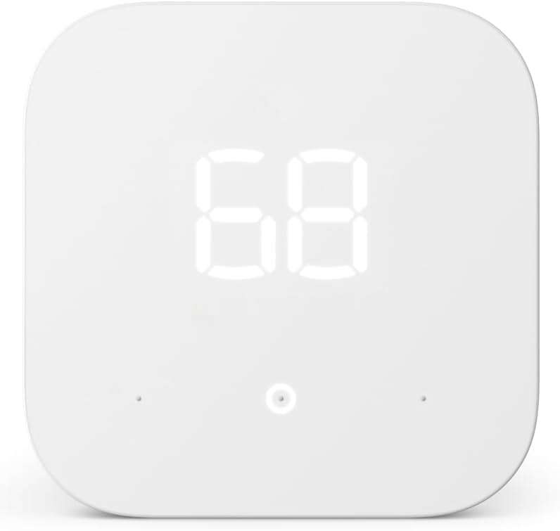 Amazon Smart Thermostat – Save money and energy - Works with Alexa and Ring - C-wire required - Image 1
