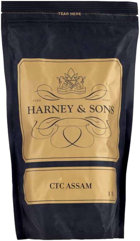 Harney & Sons CTC Assam Loose Leaf Black Tea – Bold Indian Breakfast Tea, Caffeinated, 16 oz Bag - Image 2