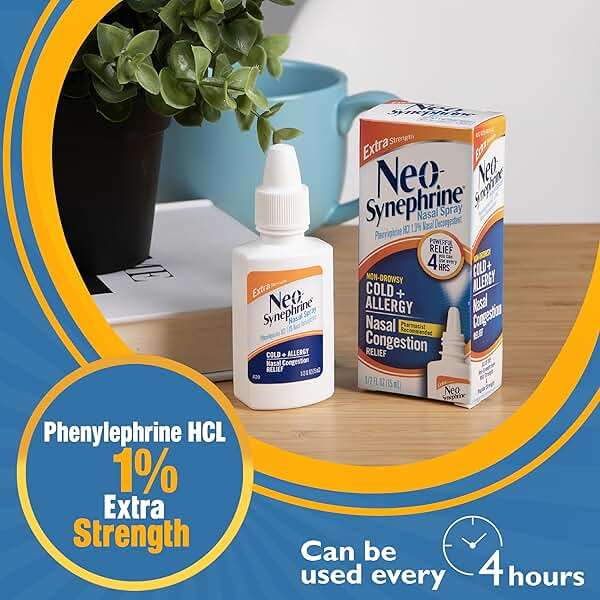 Neosynephrine, Nasal Spray for Cold Sinus Relief Extra Strength, Clear, 0.5 Fl Oz - Image 4