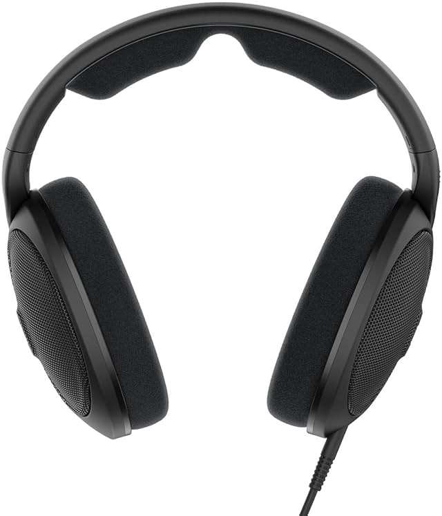Sennheiser HD 560S Open-Back Over-Ear Wired Headphones – Neutral, Natural Sound for Music, Gaming, and Content Creation, Black - Image 3