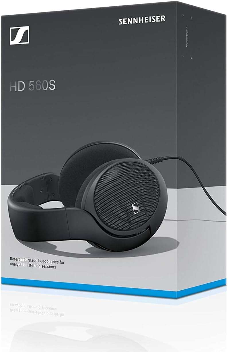 Sennheiser HD 560S Open-Back Over-Ear Wired Headphones – Neutral, Natural Sound for Music, Gaming, and Content Creation, Black - Image 8