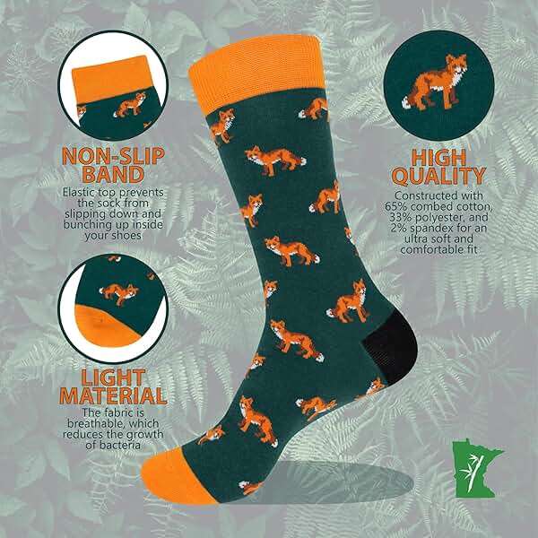 BambooMN Men's Cotton Colorful Design Fashion Novelty Dress Socks - Image 3