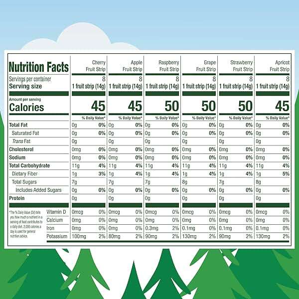 Black Forest, Stretch Island, Fruit Strips, Cherry, Apple, Raspberry, Grape, Strawberry, and Apricot, Zero Grams Added Sugar Non-GMO, 48 ct - Image 2