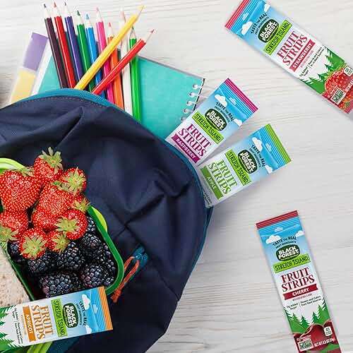 Black Forest, Stretch Island, Fruit Strips, Cherry, Apple, Raspberry, Grape, Strawberry, and Apricot, Zero Grams Added Sugar Non-GMO, 48 ct - Image 6