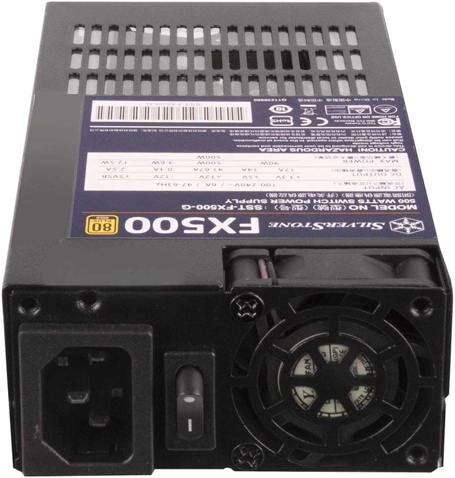 Silverstone Technology FX500-G, 500W Flex ATX 80 Plus Gold Power Supply, SST-FX500-G - Image 7