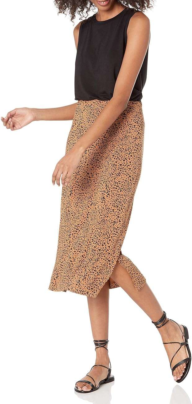 Amazon Essentials Women's Pull-On Knit Midi Skirt with Elastic Waist, Stretchy (Available in Plus Size) - Image 4