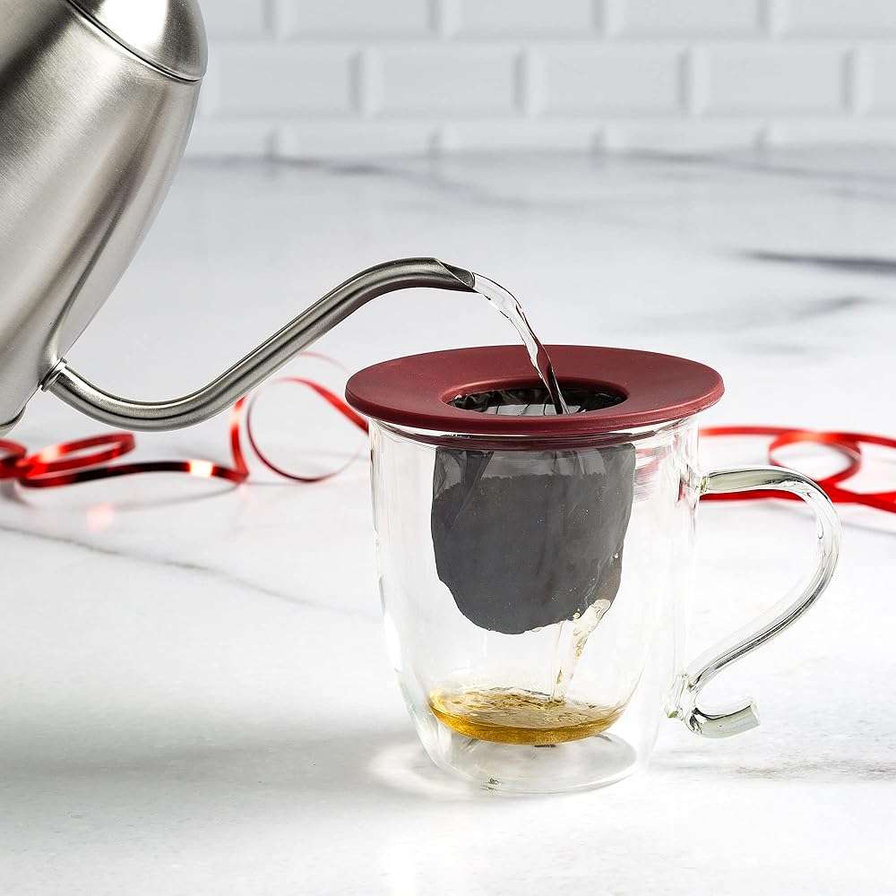 Primula Brew Buddy Portable Pour Over, Reusable Fine Mesh Filter, Dishwasher Safe, Single Serve Coffee or Tea at Any Strength, Ideal for Travel or Camping, Red, 2-Pack - Image 10