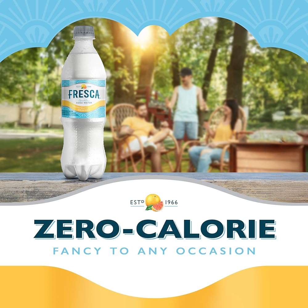 Fresca Citrus Soda Soft Drink, 16.9 fl oz Bottles, 6 Pack - Image 4