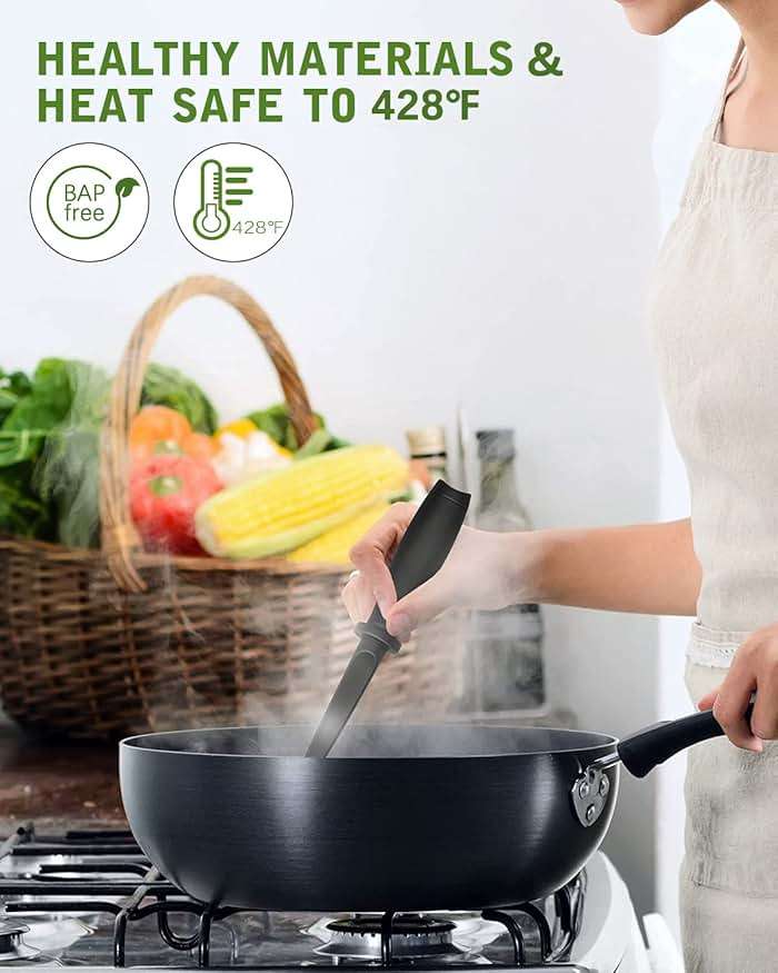 Upgrade Meat Chopper, Heat Resistant Meat Masher for Hamburger, Ground Beef Smasher, Nylon Hamburger Grinder Utensil for Ground Beef, Non Stick Mix Ground Chopper, Mix and Chop Potato Masher Tool - Image 3