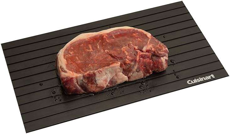 Cuisinart BBQ Defrosting Tray, Conductive Aluminum Rapid Thaw Plate for Frozen Meat, Quick Defrosting Tool that Preserves Natural Flavors, Non Stick Easy to Clean Kitchen Gadget & Grilling Accessories - Image 7